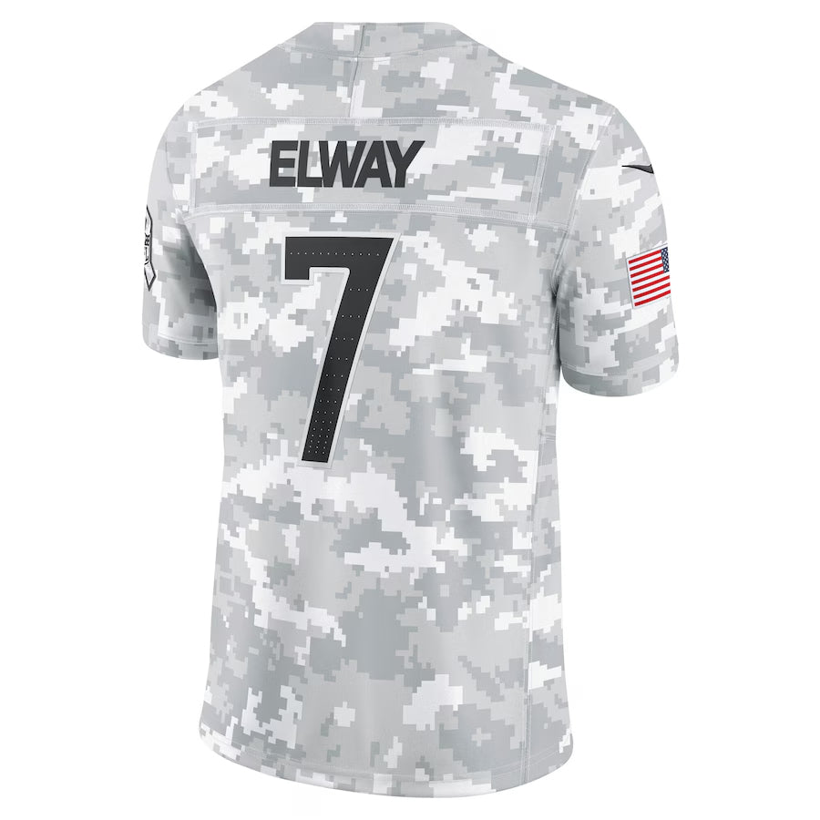 tocy D.Broncos #7 John Elway Player Arctic Camo Salute to Service Limited Stitched Jerseys
