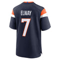 tocy D.Broncos #7 John Elway Player Navy Home Game Stitched Jerseys