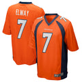 tocy D.Broncos #7 John Elway Player Orange Game Stitched Jerseys