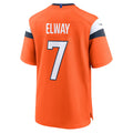 tocy D.Broncos #7 John Elway Player Orange Home Game Stitched Jerseys