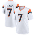 tocy D.Broncos #7 John Elway Player White Home Game Stitched Jerseys