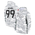tocy D.Broncos #99 Zach Allen Player Arctic Camo Salute to Service Hoodies Limited Game Stitched Jerseys