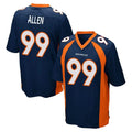 tocy D.Broncos #99 Zach Allen Player Navy Game Stitched Jerseys