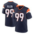 tocy D.Broncos #99 Zach Allen Player Navy Home Game Stitched Jerseys