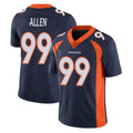 tocy D.Broncos #99 Zach Allen Player Navy Vapor Untouchable Limited Game Stitched Jerseys