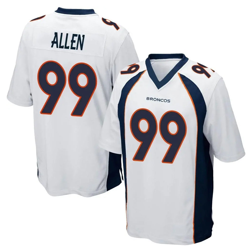 tocy D.Broncos #99 Zach Allen Player White Game Stitched Jerseys