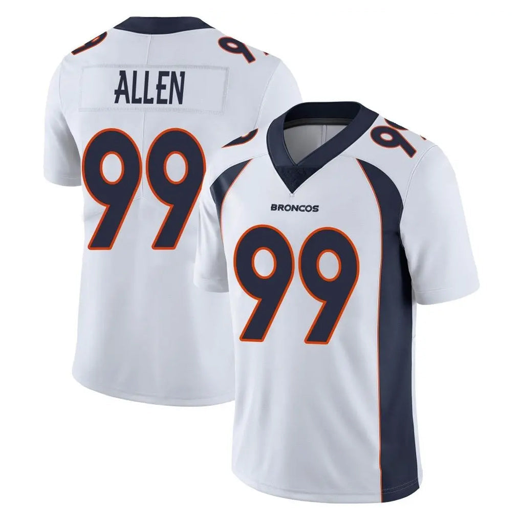 tocy D.Broncos #99 Zach Allen Player White Vapor Untouchable Limited Home Game Stitched Jerseys