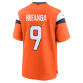 tocy D.Broncos #9 Talanoa Hufanga Orange Team Game Stitched Jerseys