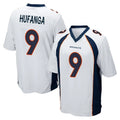 tocy D.Broncos #9 Talanoa Hufanga Player White Game Stitched Jerseys