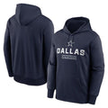 tocy D.Cowboys Navy Toss Sweep Performance Pullover Hoodie Limited Blank Player Stitched Jerseys