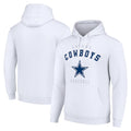 tocy D.Cowboys White Pullover Hoodies Limited Blank Player Stitched Jerseys