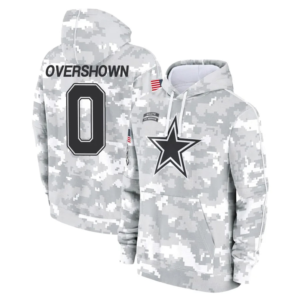 tocy D.Cowboys #0 DeMarvion Overshown Player Arctic Camo Salute to Service Hoodies Limited Game Stitched Jerseys