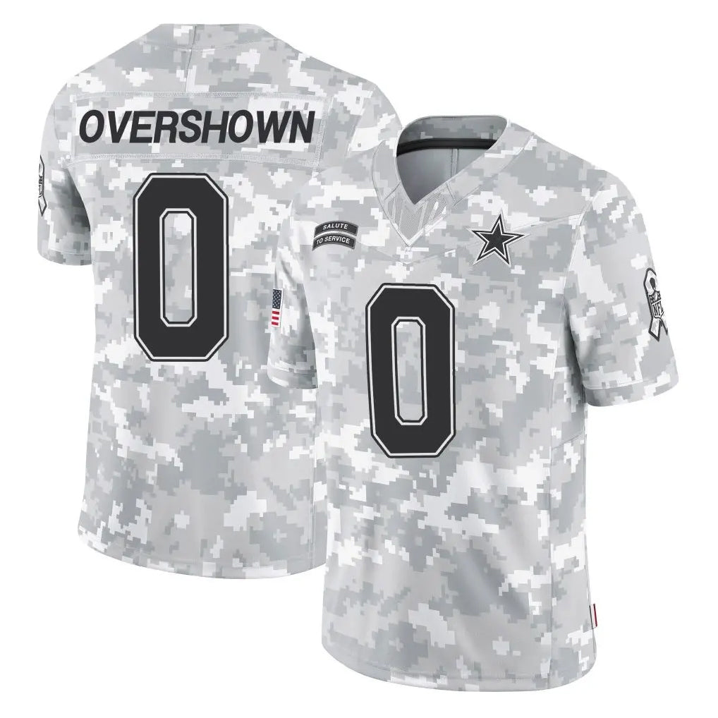 tocy D.Cowboys #0 DeMarvion Overshown Player Arctic Camo Salute to Service Limited Home Game Stitched Jerseys