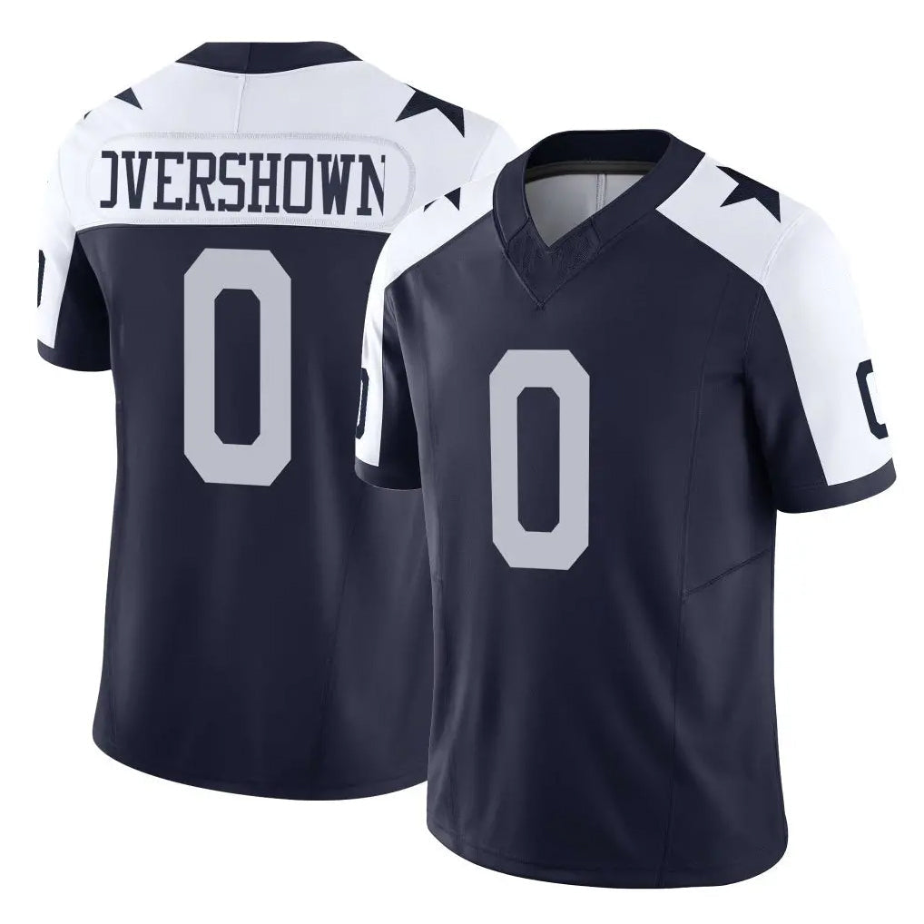 tocy D.Cowboys #0 DeMarvion Overshown Player Navy-White Limited Alternate Vapor F.U.S.E. Home Game Stitched Jerseys