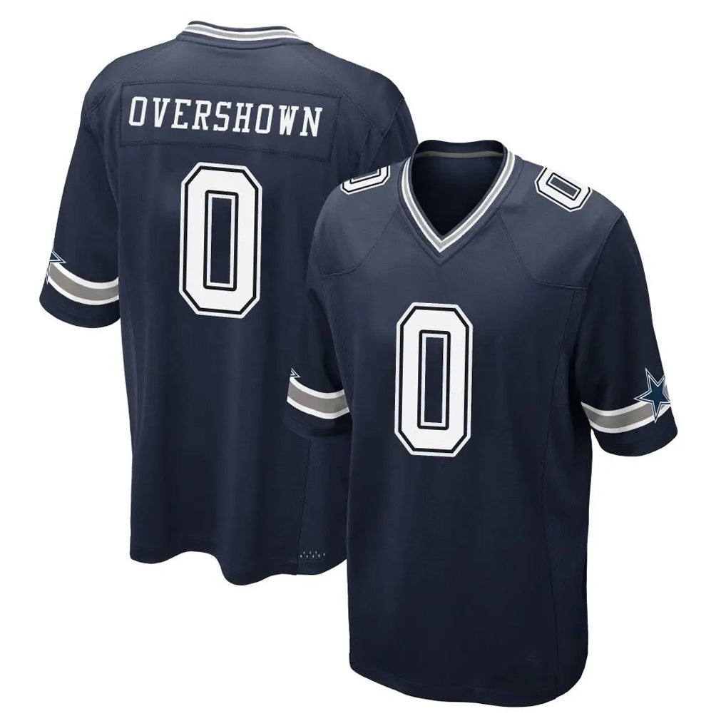 tocy D.Cowboys #0 DeMarvion Overshown Player Navy Home Game Stitched Jerseys
