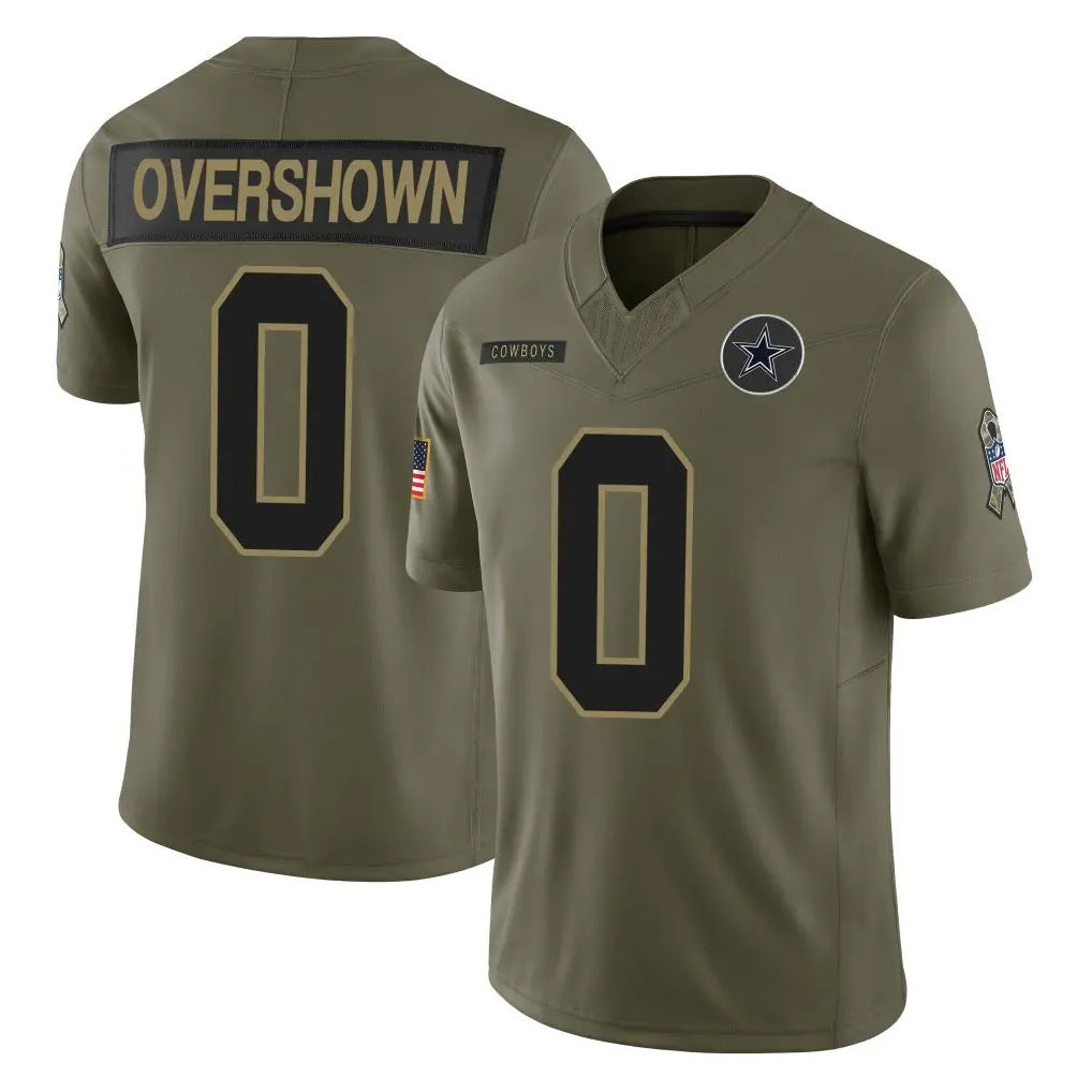 tocy D.Cowboys #0 DeMarvion Overshown Player Olive 2025 Salute to Service Limited Home Game Stitched Jerseys