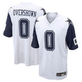 tocy D.Cowboys #0 DeMarvion Overshown Player White-Navy Home Game Stitched Jerseys