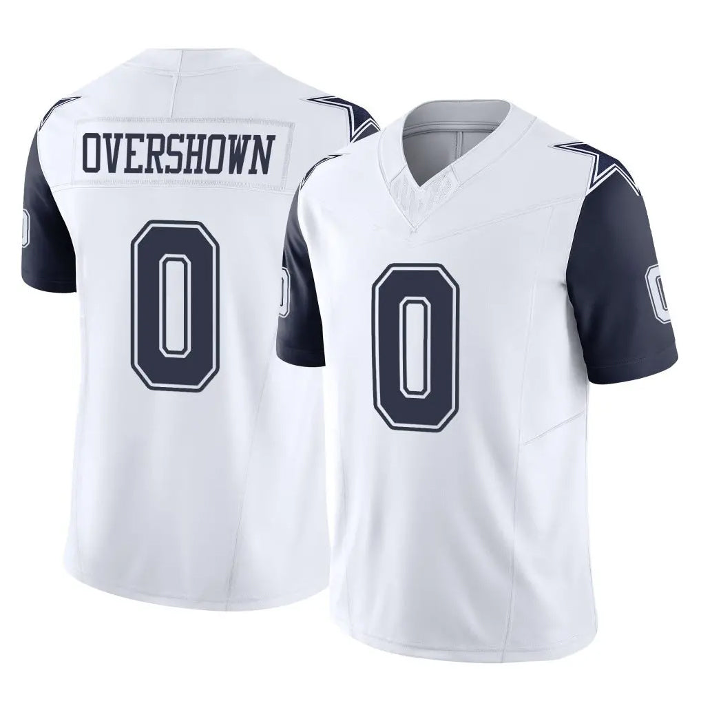 tocy D.Cowboys #0 DeMarvion Overshown Player White-Navy Limited Vapor F.U.S.E. Home Game Stitched Jerseys