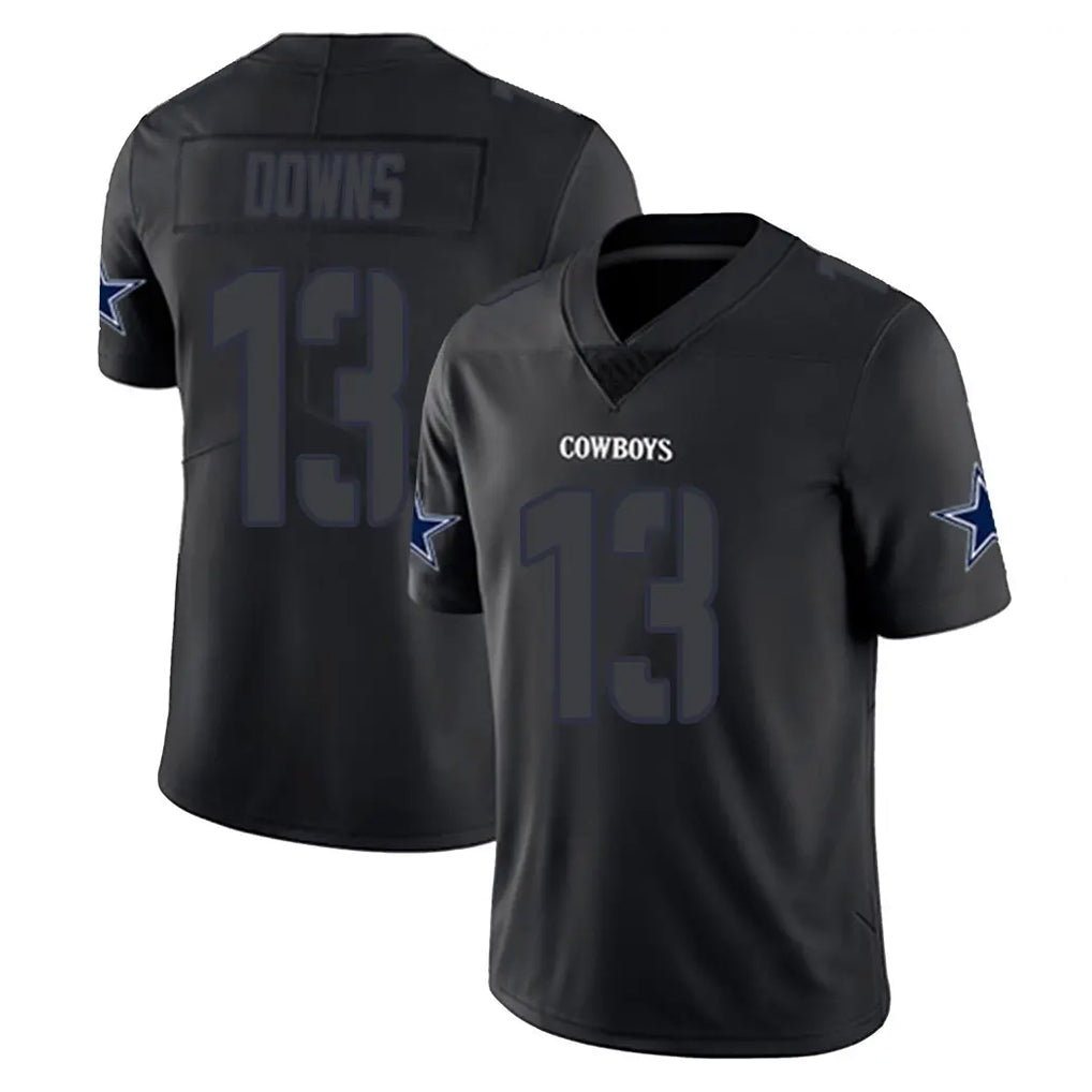 tocy D.Cowboys #13 Caleb Downs Player Black Impact Limited Home Game Stitched Jerseys