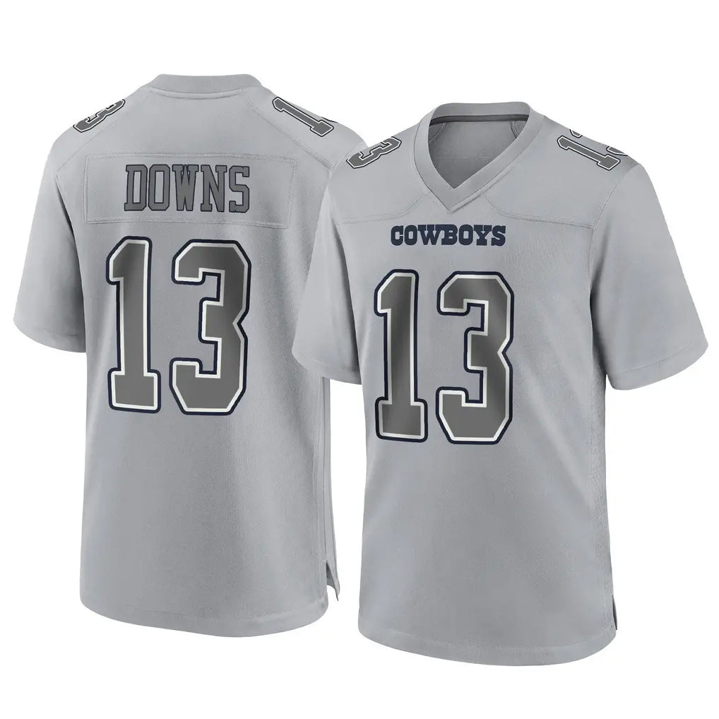 tocy D.Cowboys #13 Caleb Downs Player Gray Atmosphere Fashion Home Game Stitched Jerseys