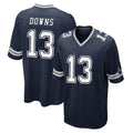tocy D.Cowboys #13 Caleb Downs Player Navy Home Game Stitched Jerseys