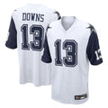 tocy D.Cowboys #13 Caleb Downs Player White-Navy Home Game Stitched Jerseys