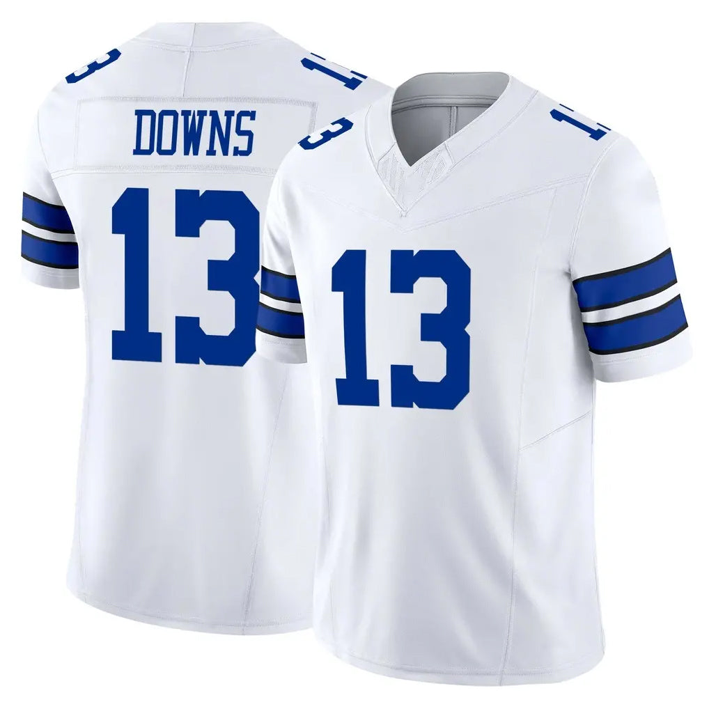tocy D.Cowboys #13 Caleb Downs Player White Limited Vapor F.U.S.E. Home Game Stitched Jerseys