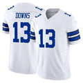tocy D.Cowboys #13 Caleb Downs Player White Limited Vapor F.U.S.E. Home Game Stitched Jerseys