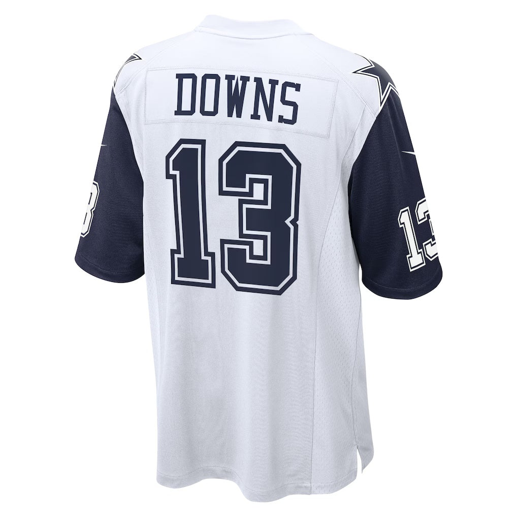 tocy D.Cowboys #13 Caleb Downs White Alternate Game Stitched Jerseys