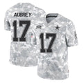 tocy D.Cowboys #17 Brandon Aubrey Player Arctic Camo Salute to Service Limited Home Game Stitched Jerseys