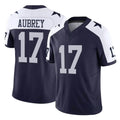 tocy D.Cowboys #17 Brandon Aubrey Player Navy-White Limited Alternate Vapor F.U.S.E. Home Game Stitched Jerseys