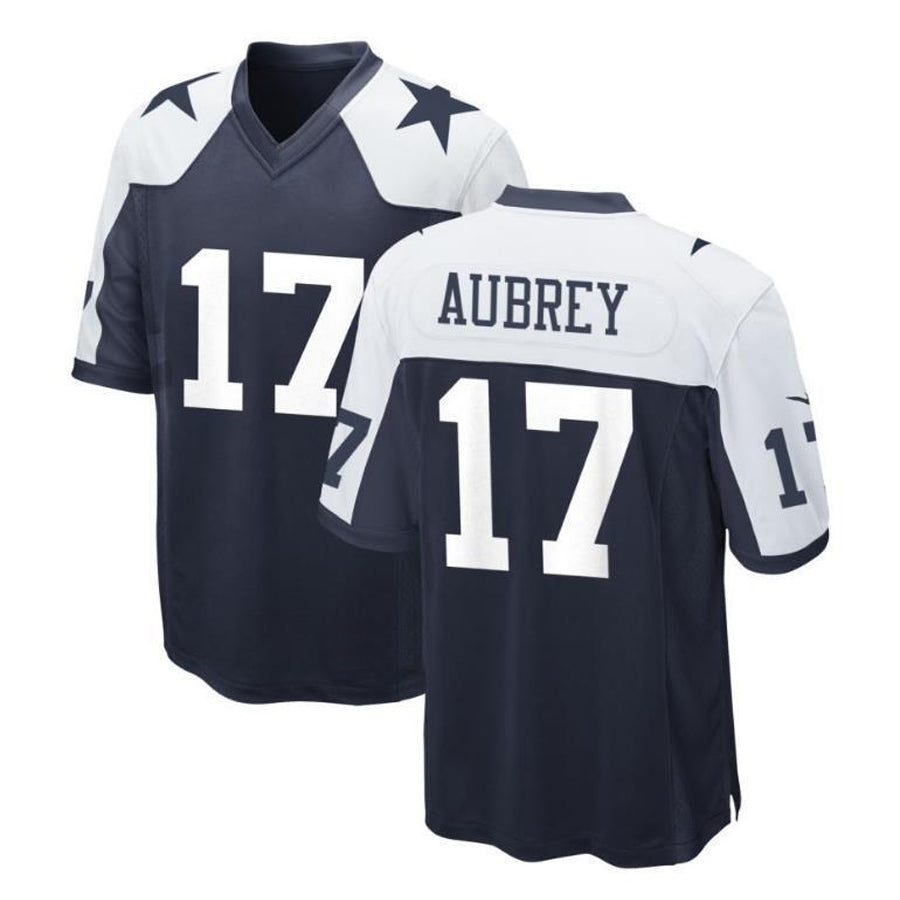 tocy D.Cowboys #17 Brandon Aubrey Player Navy Alternate Game Stitched Jerseys