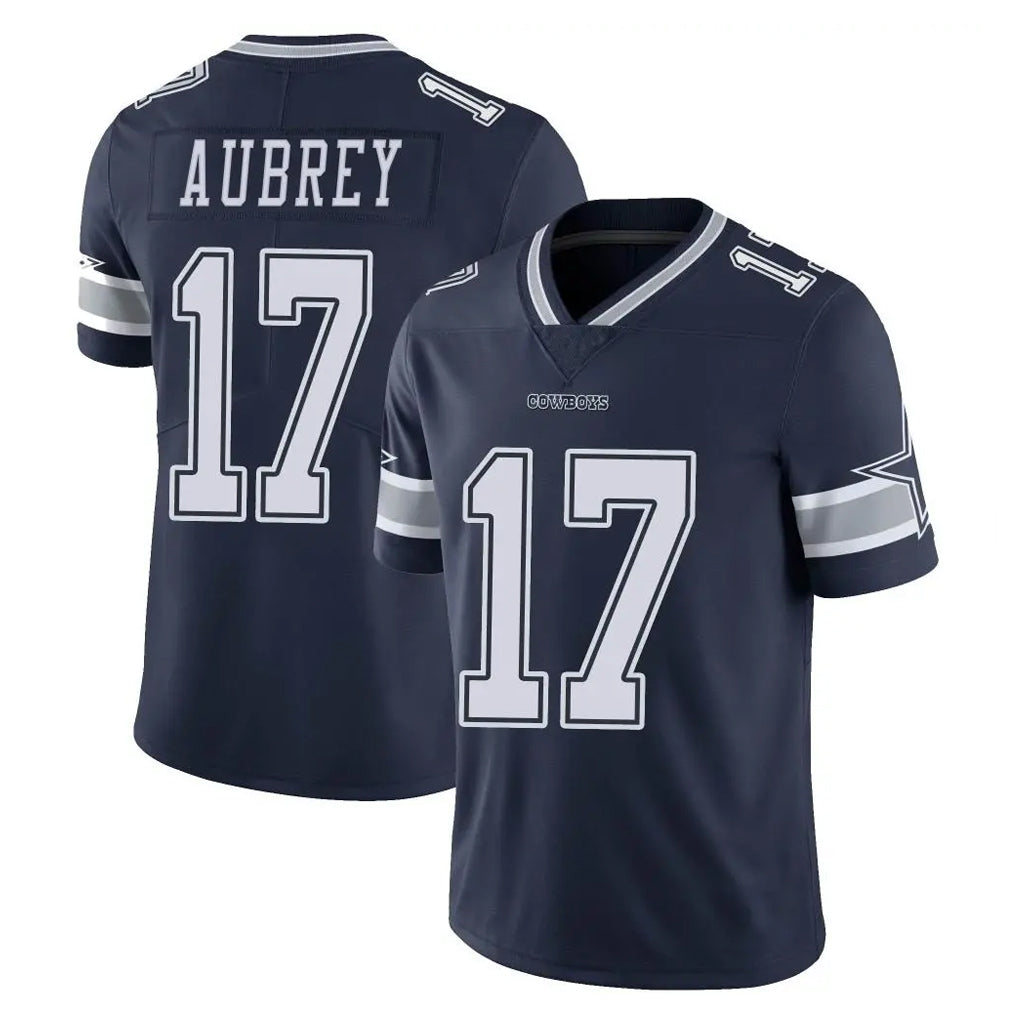 tocy D.Cowboys #17 Brandon Aubrey Player Navy Vapor Untouchable Limited Home Game Stitched Jerseys