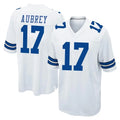 tocy D.Cowboys #17 Brandon Aubrey Player White Home Game Stitched Jerseys