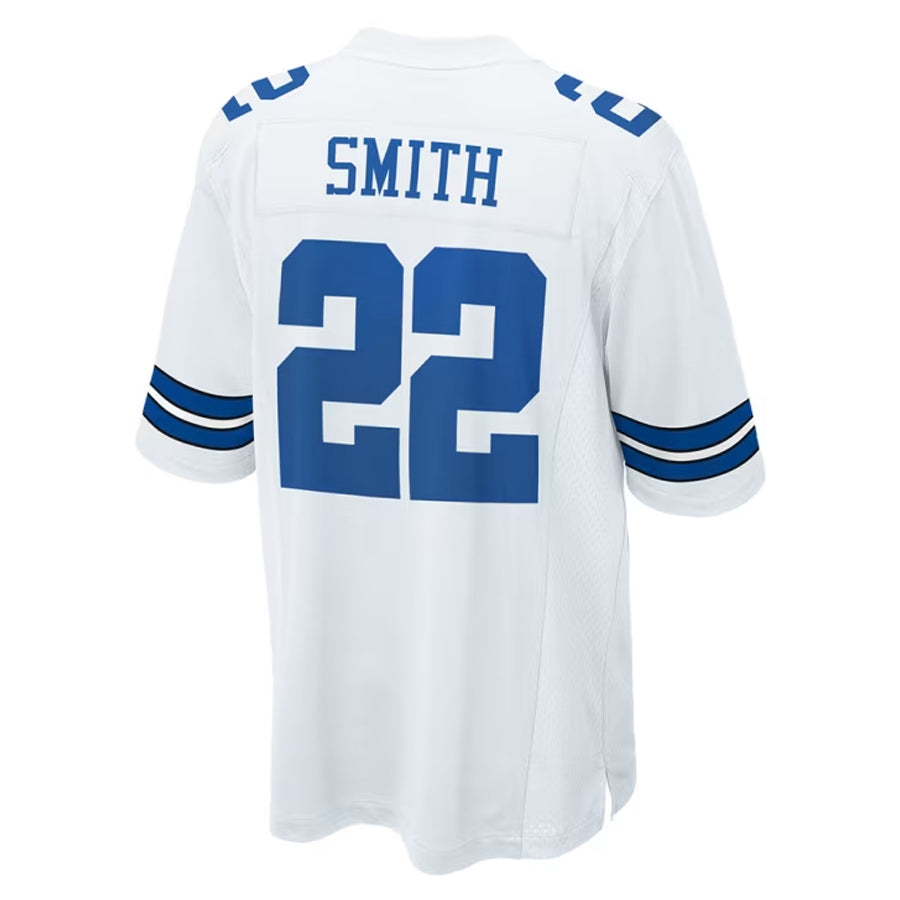 tocy D.Cowboys #22 Emmitt Smith Player White Home Game Stitched Jerseys