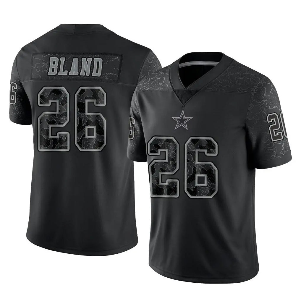 tocy D.Cowboys #26 DaRon Bland Player Black Limited Reflective Home Game Stitched Jerseys