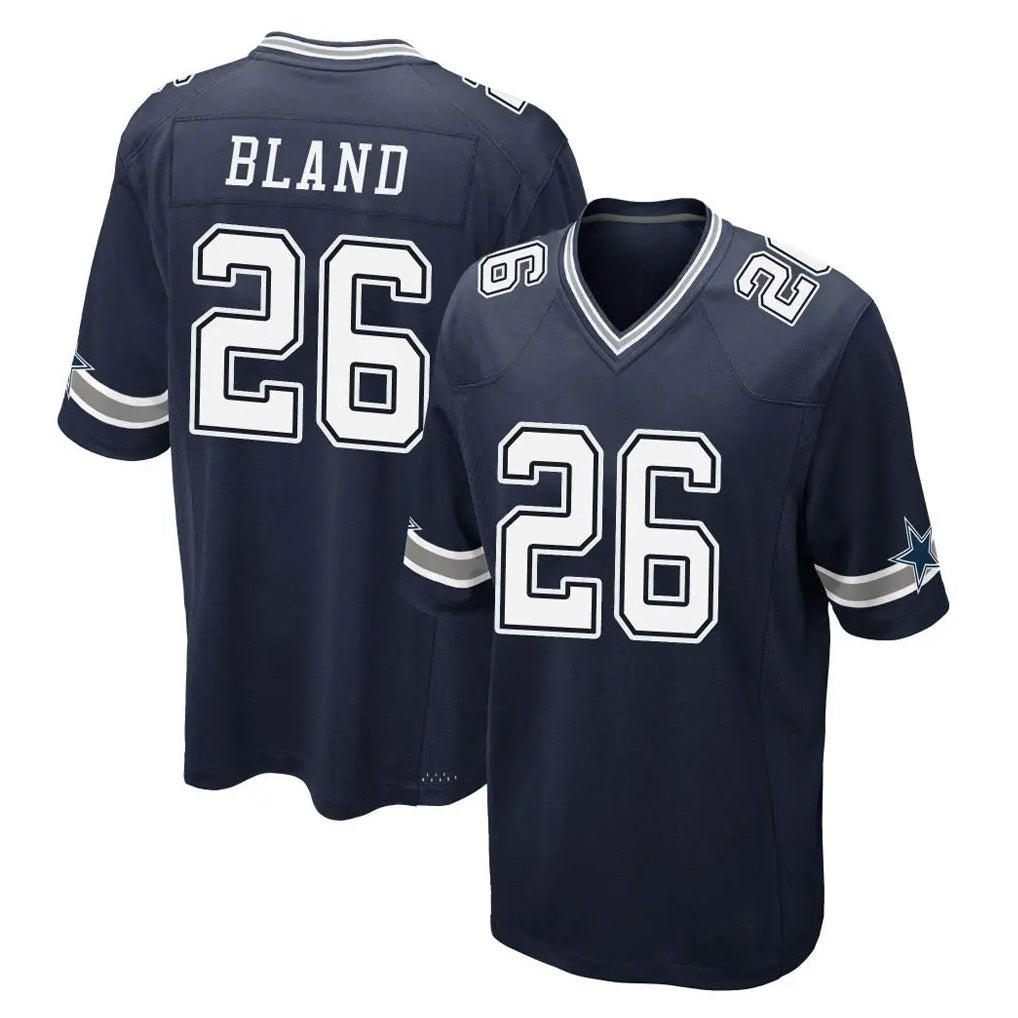 tocy D.Cowboys #26 DaRon Bland Player Navy Home Game Stitched Jerseys