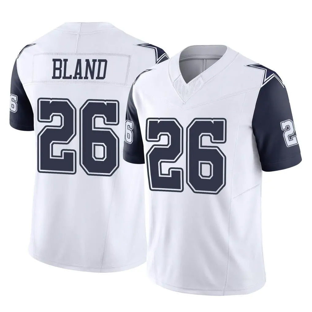tocy D.Cowboys #26 DaRon Bland Player White-Navy Limited Vapor F.U.S.E. Home Game Stitched Jerseys