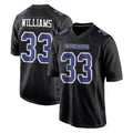 tocy D.Cowboys #33 Javonte Williams Player Carbon Black Fashion Home Game Stitched Jerseys