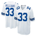 tocy D.Cowboys #33 Javonte Williams Player White Home Game Stitched Jerseys