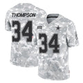 tocy D.Cowboys #34 Jalen Thompson Player Arctic Camo Salute to Service Limited Home Game Stitched Jerseys
