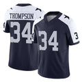 tocy D.Cowboys #34 Jalen Thompson Player Navy-White Limited Alternate Vapor F.U.S.E. Home Game Stitched Jerseys
