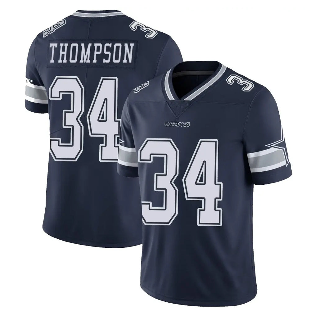 tocy D.Cowboys #34 Jalen Thompson Player Navy Vapor Untouchable Limited Home Game Stitched Jerseys