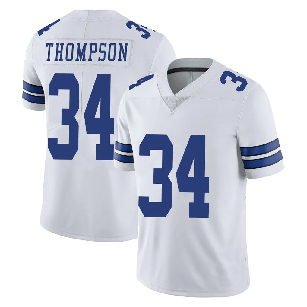 tocy D.Cowboys #34 Jalen Thompson Player White Vapor Untouchable Limited Home Game Stitched Jerseys