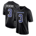 tocy D.Cowboys #3 George Pickens Player Carbon Black Fashion Home Game Stitched Jerseys