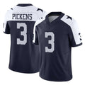 tocy D.Cowboys #3 George Pickens Player Navy-White Limited Alternate Vapor F.U.S.E. Home Game Stitched Jerseys