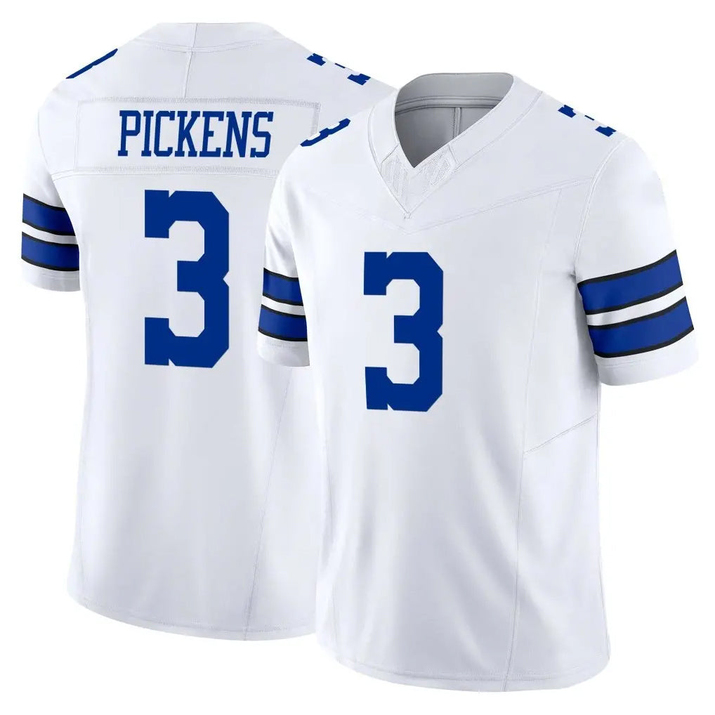 tocy D.Cowboys #3 George Pickens Player White Limited Vapor F.U.S.E. Home Game Stitched Jerseys