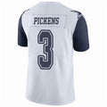 tocy D.Cowboys #3 George Pickens Player White Throwback Stitched Jerseys