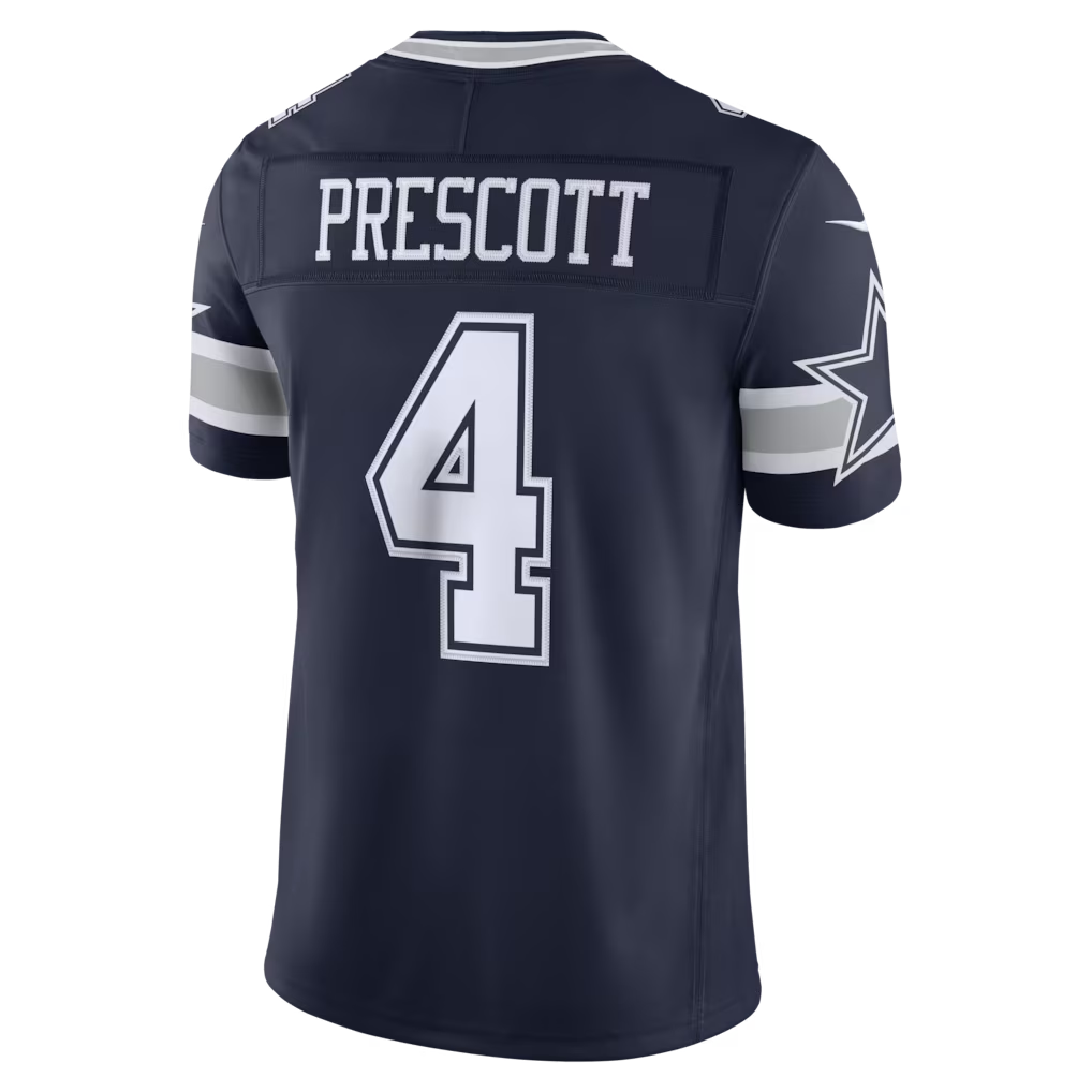 tocy D.Cowboys #4 Dak Prescott Navy Team Vapor F.U.S.E. Stitched Limited Stitched Jerseys
