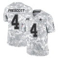 tocy D.Cowboys #4 Dak Prescott Player Arctic Camo Salute to Service Limited Home Game Stitched Jerseys